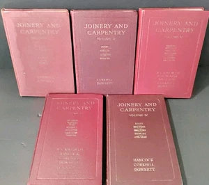 VINTAGE - JOINERY AND CARPENTRY UK VOLUMES 1,2,4,5,6  - Picture 1 of 24