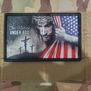 ONE NATION UNDER GOD Tactical Morale Patch Klettverschluss - Bild 1 von 2