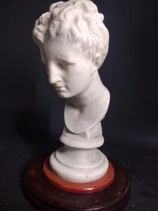 The Dea Of Butrint Büste, androgyne Statue aus gegossenem Marmor hellenistische Reproduktion - Bild 1 von 22