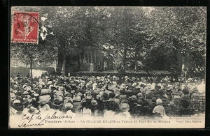 CPA Pamiers, La Fille de Roland au Théâtre en Plein Air de Milliane - Picture 1 of 2