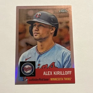 Alex Kirilloff 2022 Topps Chrome Platinum Anniversary Rose Gold Refractor /75 - Bild 1 von 2