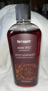 Pier 1 Imports ASIAN SPICE Reed Diffuser Oil Refill 16 oz Discontinued - Picture 1 of 2