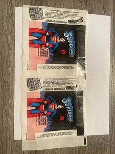 1978 Topps 2 X Superman: The Movie - Trading Card Wrapper - DC Comics - Picture 1 of 1