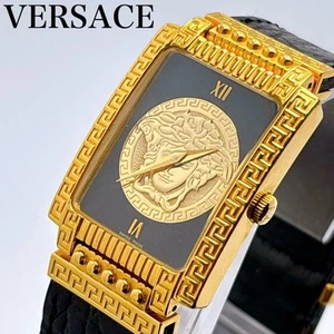 Versace Medusa Square Vintage Watch in good condition Gianni ,12104 From Japan - Picture 1 of 9