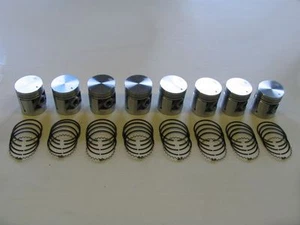 Pistons & Rings 48 49 50 51 52 53 54 Packard 8cyl 288 327 NEW SET - Picture 1 of 1