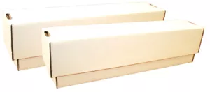 2 Riesen Deck-Boxen - Aufbewahrung (weiß) für ca. 2000 Karten aller Größen - Bild 1 von 4