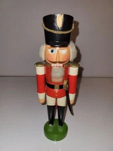Vintage Nutcracker 11” missing an eye - Picture 1 of 8