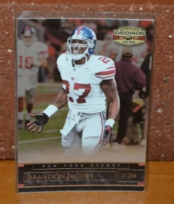 FOOTBALL CARD DONRUSS GRIDIRON 2007 BRANDON JACOBS NEW YORK GIANTS - Image 1 of 2