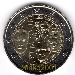 2 EURO COMMEMORATIVO LUSSEMBURGO 2015 Dinastia FDC - Picture 1 of 1