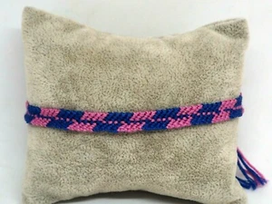 Pulsera artesanal macramé "agosto" nº5 en hilos de algodón - Imagen 1 de 5