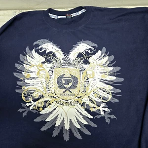 Camiseta Phat Farm Para Hombre 3XL Azul Dorado Blanco Y2K Manga Larga Gráfico - Imagen 1 de 8