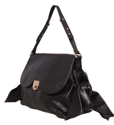 Bolso con lazo de cuero negro ZAC POSEN Foto 1 de 3