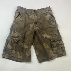 Mossimo Cargo Supply Shorts Boys Green Camouflage Pockets Camo Cotton 16 - Picture 1 of 9