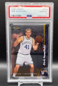1998-99 Dirk Nowitzki Topps Finest Rookie #234  PSA 10 Gem Mint RC - Picture 1 of 2