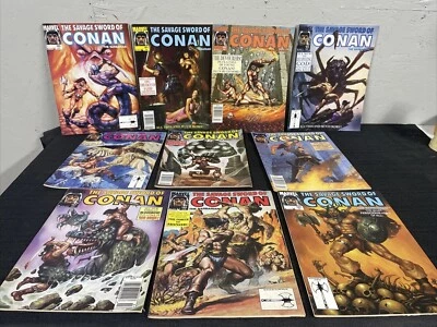 Lote de 10 La Espada Salvaje de Conan el Bárbaro #180-#189 Revista Marvel 1991 Foto 1 de 4
