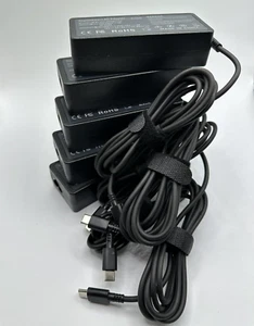 PACK OF 5 CHARGERS 65W 20V 3.25A USB-C Charger Type-C Adapter For CHROMEBOOKS - Picture 1 of 5