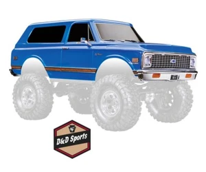Traxxas 9130-Blue - Body Chevrolet 1972 Blazer Complete Blue - Picture 1 of 1