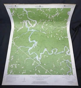 Mapa TOPOGRÁFICO Buckhorn Kentucky KY Cuadrángulo 1961 Color Mapa Vintage - Imagen 1 de 1