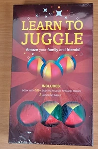 Learn to Juggle Amaze Your Family and Friends New Sealed book + 3 balls - Picture 1 of 6