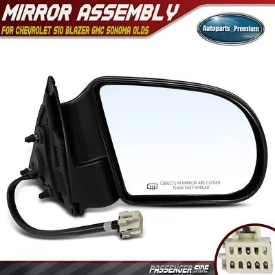 Пассажирское зеркало с электроприводом с подогревом ручное складывание для Chevy Blazer GMC Sonoma Olds - Изображение 1 из 4