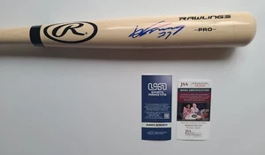 Vladimir Guerrero HOF Expos Signed 34" Rawlings Baseball Bat AUTO USA SM JSA COA - Picture 1 of 9