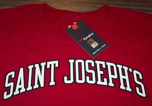 SAINT JOSEPH'S UNIVERSITY HAWKS T-SHIRT MENS SMALL NEW w/ TAG - Picture 1 of 3