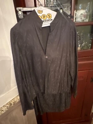 Conjunto Traje Vintage Eileen Fisher Chaqueta (L) y Falda (M) 100% Seda Foto 1 de 4