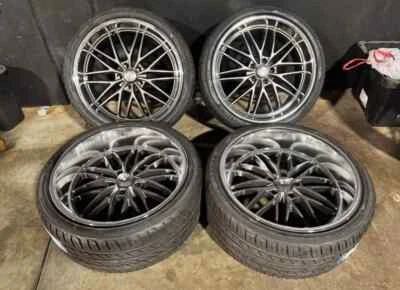 Neumáticos 22x9 22x10,5 US MAGS U139 SANTA CRUZ 5x127 C-10 OBS CAPRICE C1500 CHEVY GM Foto 1 de 4