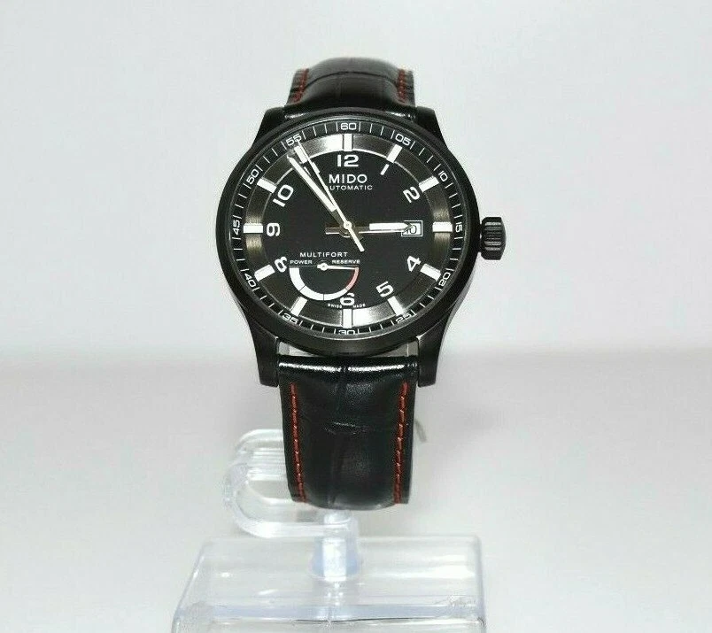 Black Orange Lume Watch Hands for ETA 2824 2836 2834 Mido M005
