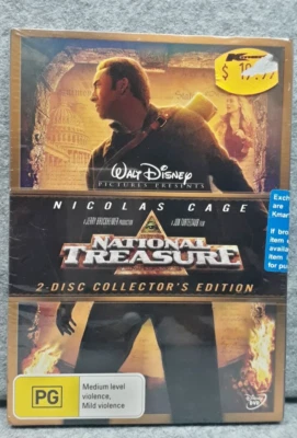 NEW: NATIONAL TREASURE Cage Disney Movie COLLECTOR'S EDITION DVD R4 PAL - Image 1 of 2