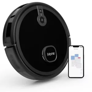 IHome Autovac Nova S1 Robot Vacuum Refurb. Black *READ* - Picture 1 of 8