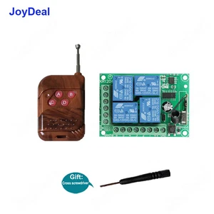 433Mhz Universal Wireless Remote Control Switch DC 12V 4CH Relay Receiver Module - Picture 1 of 17