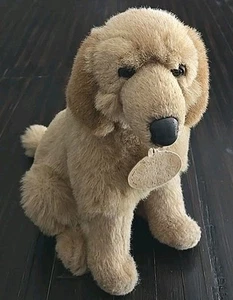 Peluche realista vintage clásico Aurora Golden Retriever 12" para perro con hocico suave - Imagen 1 de 11