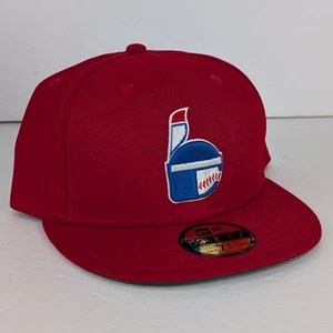 Indianapolis Indians New Era 59Fifty eng anliegende Mütze Gr. 7 3/4 rot gesticktes Logo - Bild 1 von 11