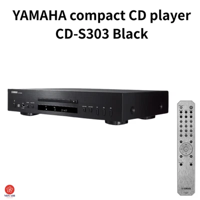 YAMAHA CD-S303 compact CD player Black USB Input Pure Direct Mode Hi-Fi Audio - Image 1 of 4