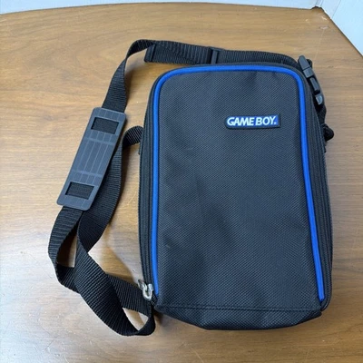 Винтажная оригинальная черная сумка для переноски Nintendo Gameboy с ремнем - Изображение 1 из 4