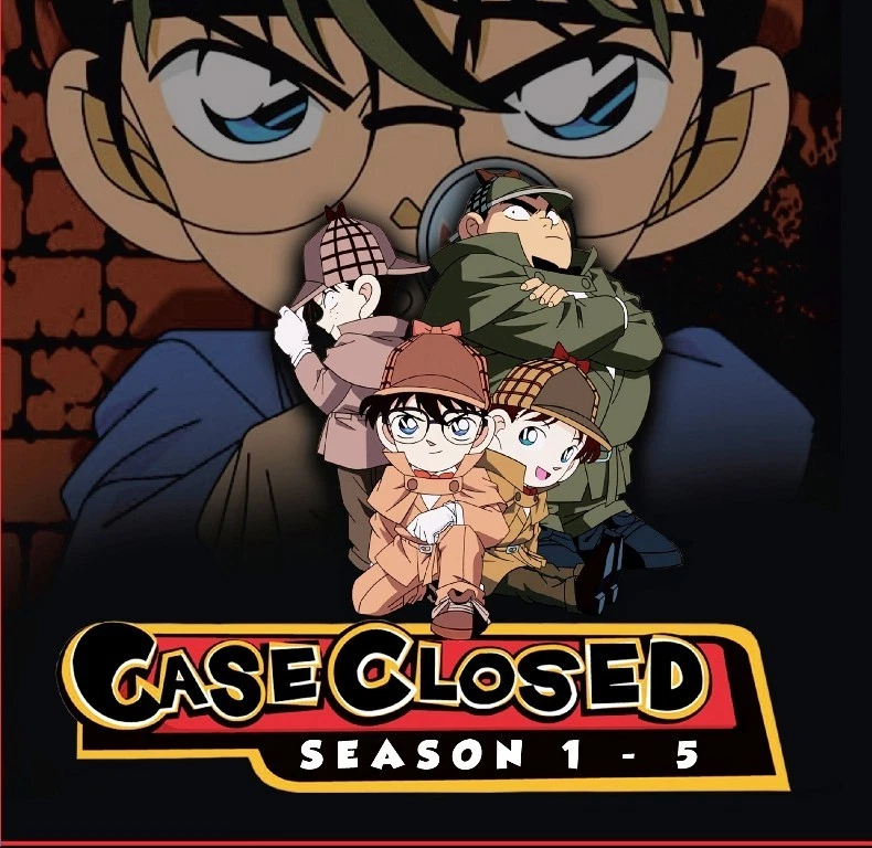 Detective Conan Case Closed Season 1-5 Episode 1-134 Anime DVD English Version - Image 1 of 4