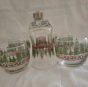 Home Interiors 2 Votive Cups 6" for Candlestick, 4 Tealight Holders 3" Pines - Picture 1 of 9