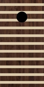 Premium Cornhole Board Verpackung - VINYL AUFKLEBER - Patriotische amerikanische Flagge - STREIFEN - Bild 1 von 3