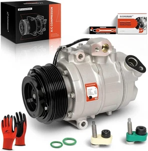  Air Conditioner AC Compressor with Clutch Compatible with 2008-2012 Ford  - Picture 1 of 19