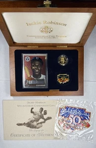 1997 W $5 JACKIE ROBINSON GOLD COMMEMORATIVE U.S. MINT PROOF SET! COOL! NR #G244 - Picture 1 of 5