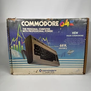 Commodore 64 Personal Computer mit Netzteil in Box & 1660 Modem - Powers On - Bild 1 von 24