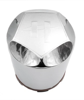 Tapa central Helo cromada push-thru 8 orejetas para ruedas HE791 Maxx parte # 791B142 Foto 1 de 4