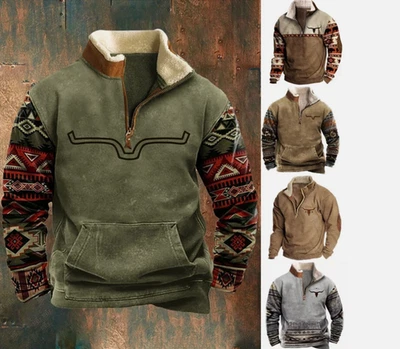 Men Fleece Warm Tactical Sweatshirt Hoodie Jumper Tops Pullover Casual Warm