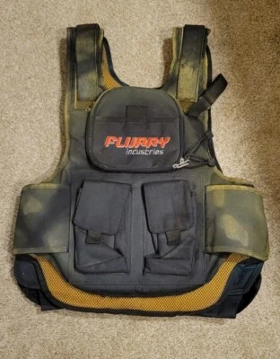 Chaleco de paintball Flurry Industries camuflaje escenario Magfed Foto 1 de 2