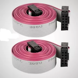 x2 28" 71cm LCD Cable 3D Printer Prusa MK3 Creality CR-10 Lack 12864 10P RIBBON - Picture 1 of 9