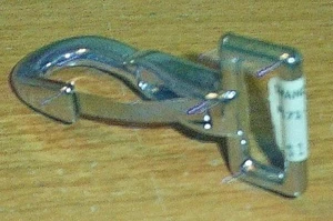 GENERIC STEEL SNAP SQUARE 3-1/2 INCH LONG FOR STRAP END - Picture 1 of 2