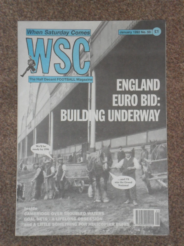 When Saturday Comes Football Magazine January 1992 - Image 1 of 1