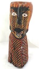 Collectable Jacky Tipungwuti (1967 -) Tiwi Island Large Heavy Set Carving Totem