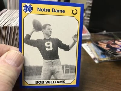 BOB WILLIAMS 1990 Collegiate Collections Notre Dame Football Card # 131 - Image 1 of 2